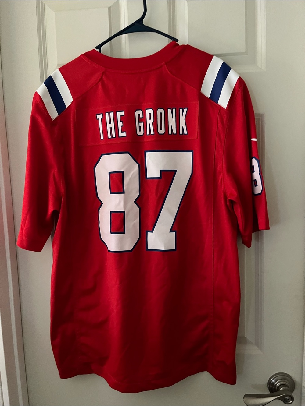 Men’s Nike NFL On Field NFL Players #87
Gronkowski L Football Jersey New England
